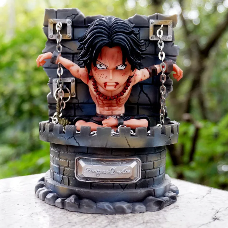 Экшн фигурка Аниме ONE PIECE Ace Fists Of Fire обезьянка D Luffy's Brother GK Box Коллекционная модель