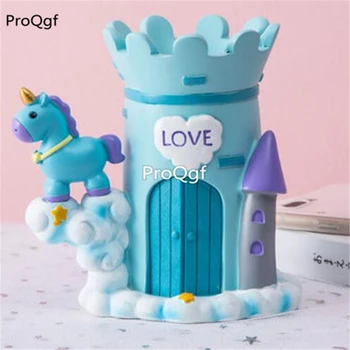 

Ngryise 1Pcs A Set Pencil Cute Box blue horse
