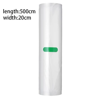 

Vacuum Roll Bag Food Sealing Machine Protection Bag Meat Vegetable Fruit Kitchen Packaging Storage Bag 50 * 20cm