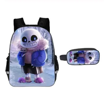 

16 Inch Undertale Backpack for Teenage Girls Boys Book Bag Mochila Travel Bag Undertale Children School Backpacks