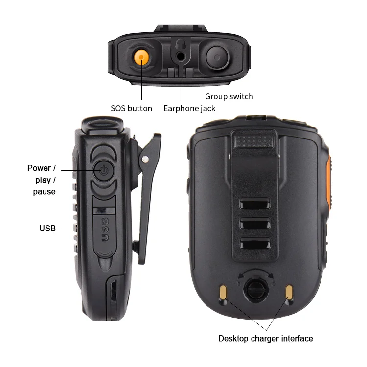 Inrico B01 Bluetooth Speaker Mic for Zello Wireless Speaker Mic for Zello W7 N60 W2PLUS Android Mobile Radio Phone