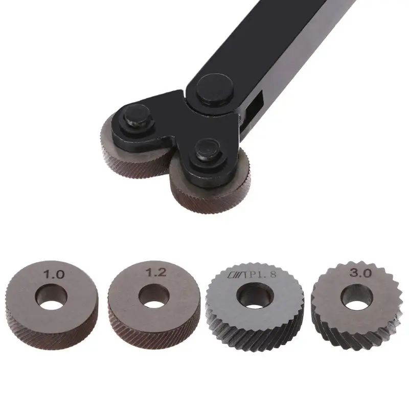 2 шт. диагональные линейные накатные колеса инструмент для накатки 1 0/1 2/1 8/3 0 мм