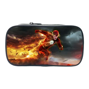 

Hot New The Flash Pen Bag Cute Stationery Bag High Quality Kids Pencil Bag Beautiful Students Pencil Case for Kids Boys Girls