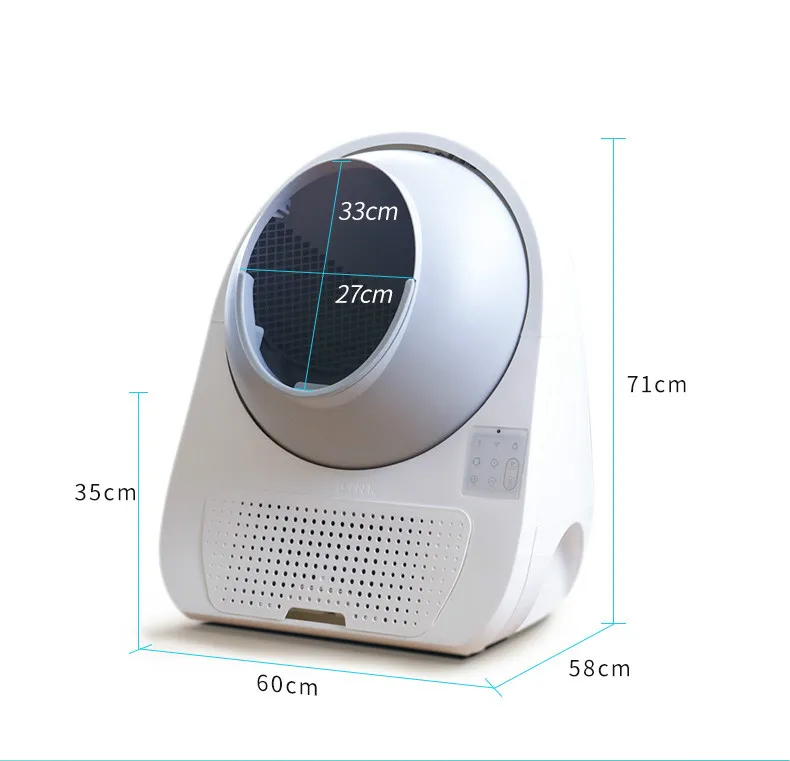 Luxury Extra Large Cat Litter Box Automatic Fully Closed Cat Litter Box Furniture Caixa De Areia Para Gato Toilet for Cat OO50MS Luxury Extra Large Cat Litter Box Automatic Fully Closed Cat Litter Box Furniture Caixa De Areia Para Gato Toilet for Cat OO50MS