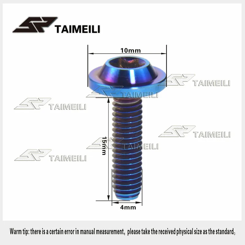 Parafuso para-brisa de liga de titânio parafuso modificado m4 * 15 s1000rr