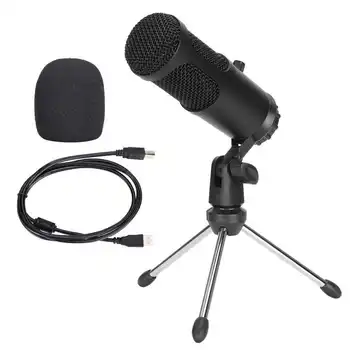 

Condenser Microphone Laptop USB Drive Free for WINDOWS/LINUX Cardioid Pickup 30Hz-20KHz DC5V A6