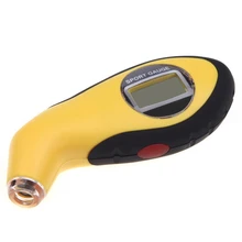 Портативный ЖК-цифровой датчик давления воздуха в шинах, резиновый тестер, светодиодный индикатор для Авто мотора, велосипеда, 100 фунтов/кв. дюйм, кПа, бар