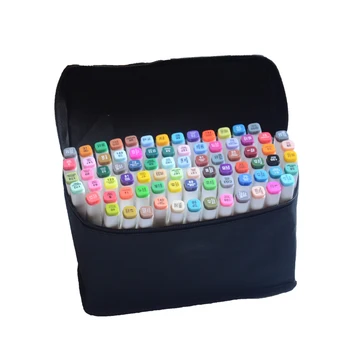 

Professional Sketching Markers Set 12/24/30/40/60/80 Colors Double Head Brush Pen Felt-tip Pens Set For Drawing Art Supplies