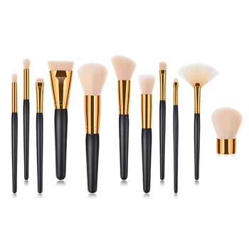

11Pcs/Set Powder Eyeshadow Lip Brushes Foundation Cosmetics Makeup Brushes Beauty Professional Makeup Tools
