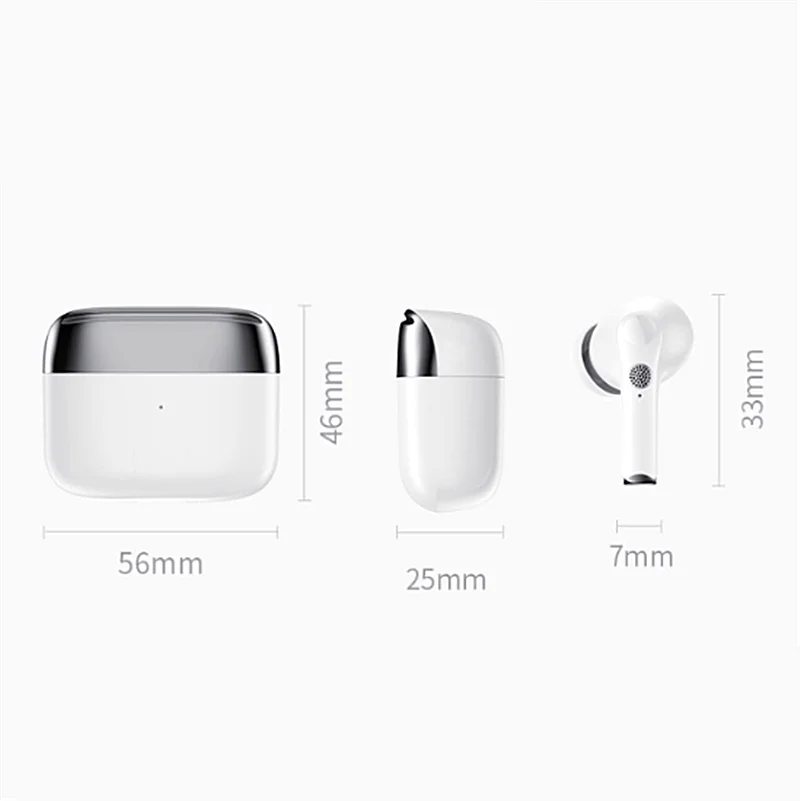 XG46 Bluetooth Earphone ANC Active Noise Cancelling Wireless Headphones Stereo Earbuds Gaming Headsets With Mic Charging Case
