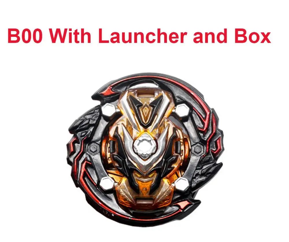 Beyblade Burst игрушки B-140 B-139 пусковая установка и коробка Bables Металл Fusion спиннинг Bey Blade лезвия GoShoot комбо игрушка Bayblade - Цвет: B00with box