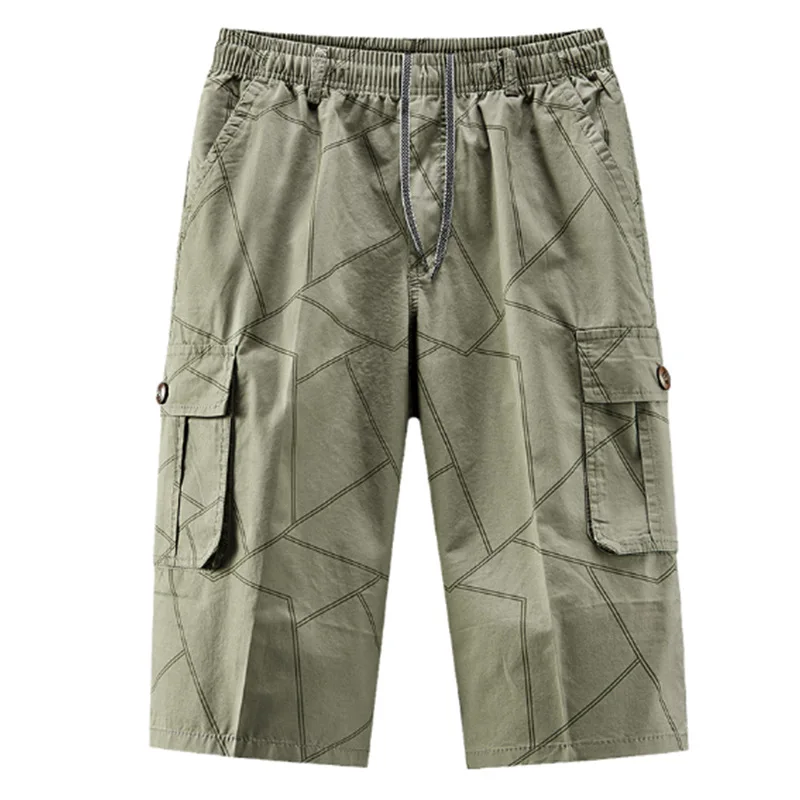 

Tactical Cargo Shorts Men Casual Summer Multi Pockets Capri Pants Loose Holidays Plaid Beach Shorts Vacation Short Pants Xl-6xl