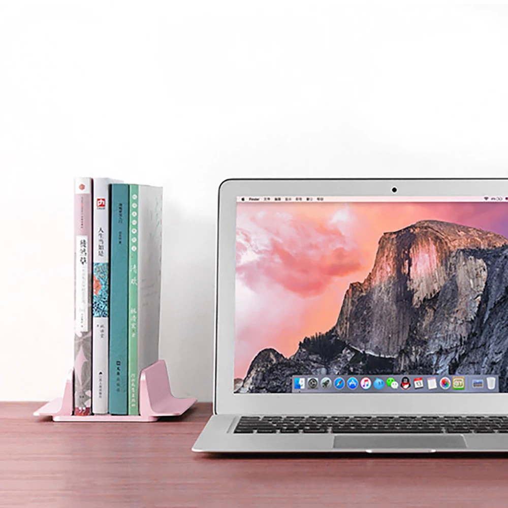 Горячая Алюминиевая Подставка для ноутбука Macbook Air Pro стабильная Вертикальная настольная подставка с регулируемым размером док-станции держатель для книги подставка для ноутбука