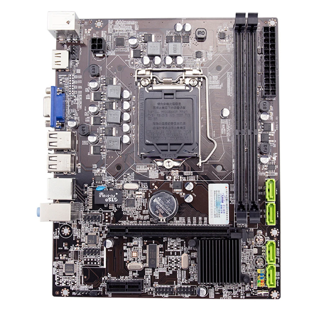 

H55 DDR3 Computer USB Stable For Processor Large Memory Dual Channel Integrated Strong Performance Durable Desktop Motherboard