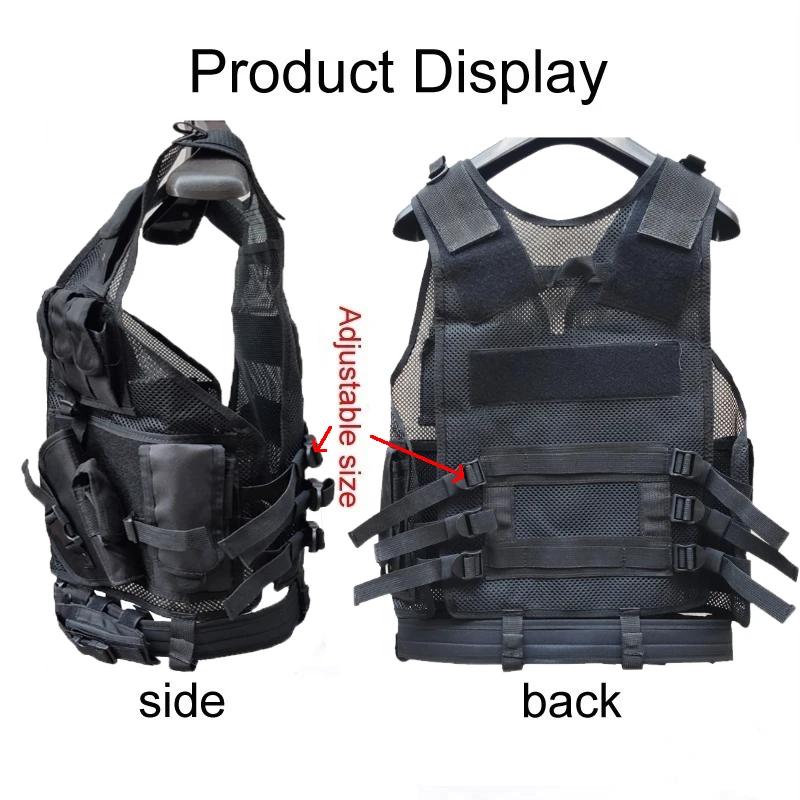 Security Tactical vest Tactical Vest Multi-pocket SWAT Army Military Vest Hunting Vest Paintball Combat Vest For Wargame