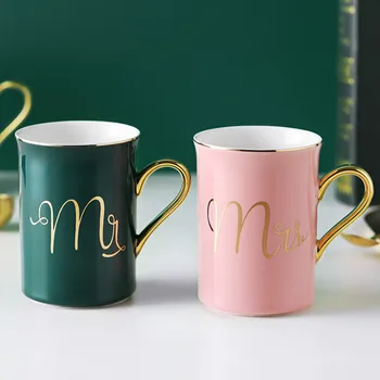 

Nordic Espresso Mug Travel Simple Porcelain Tea Mug Couples Eco Friendly Ceramic Coffee Cup Tazzine Caffe Home Mugs Gift MM60MKB