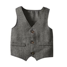 Детская одежда с перекрестной каймой, британский стиль, для мальчиков, весна-осень, детская одежда из чистого хлопка, средняя открытая однобортная одежда