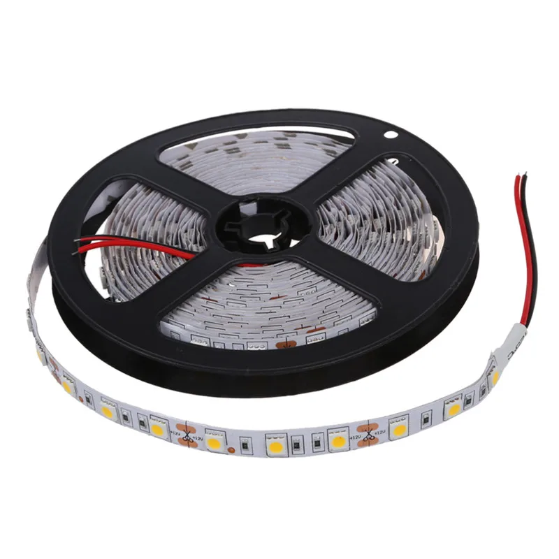 5 м 300 теплый белый светодиодный 5050 SMD гибкий светильник 12V DC Home Club | Лампы и