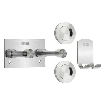 

BUBM Hair Dryer Wall Mount Holder Stand, Bathroom Organizer for Dyson Hair Dryer Care Tools