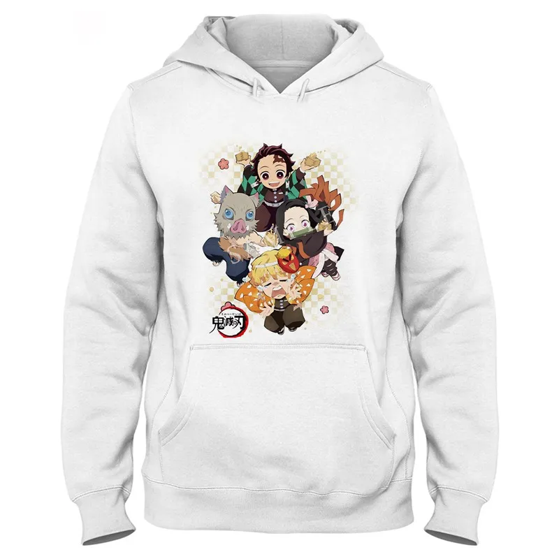 as the picture Demon Slayer Kimetsu no Yaiba толстовки с принтом толстовки с длинными рукавами хлопковые пуловеры размера плюс XS-4XL - Цвет: as the picture