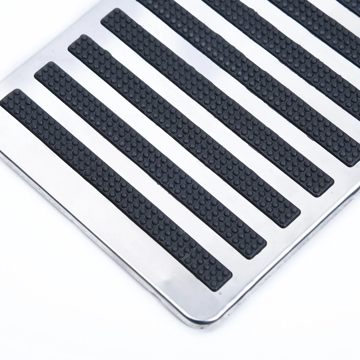 

Interior Floor Patch Foot Pad Non-slip 23.5X16cm Stainless Steel Carpet Waterproof Universal Driver Car Side Plate