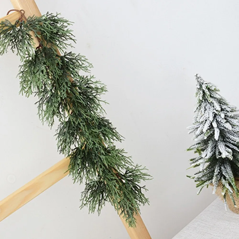 1 шт. Мода DIY Рождество ротанга сосновая ветка подвесной кулон магазин елки украшения вечерние праздничные рождественские украшения для дома