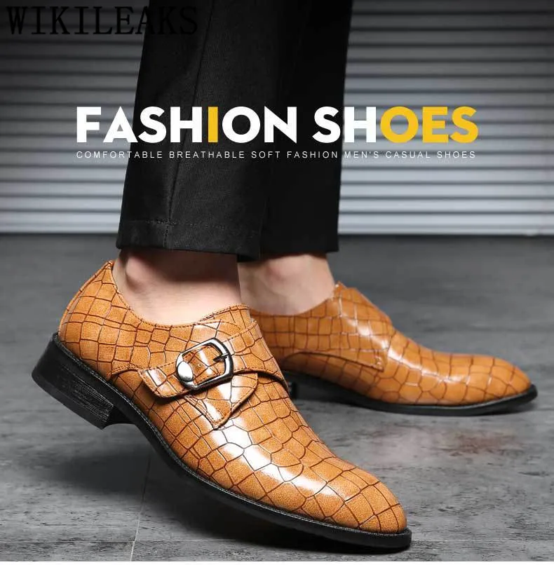 Итальянская обувь из крокодиловой кожи; Мужская официальная обувь с ремешком; кожаная обувь; Мужская обувь; zapatos de vestir hombre sapato social masculino