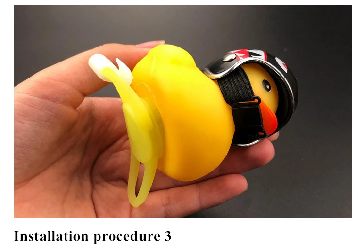 Детский велосипедный светильник-колокольчик, невидимый Электрический рожок, утенок для детей, велосипедный руль, резиновая желтая утка на руле