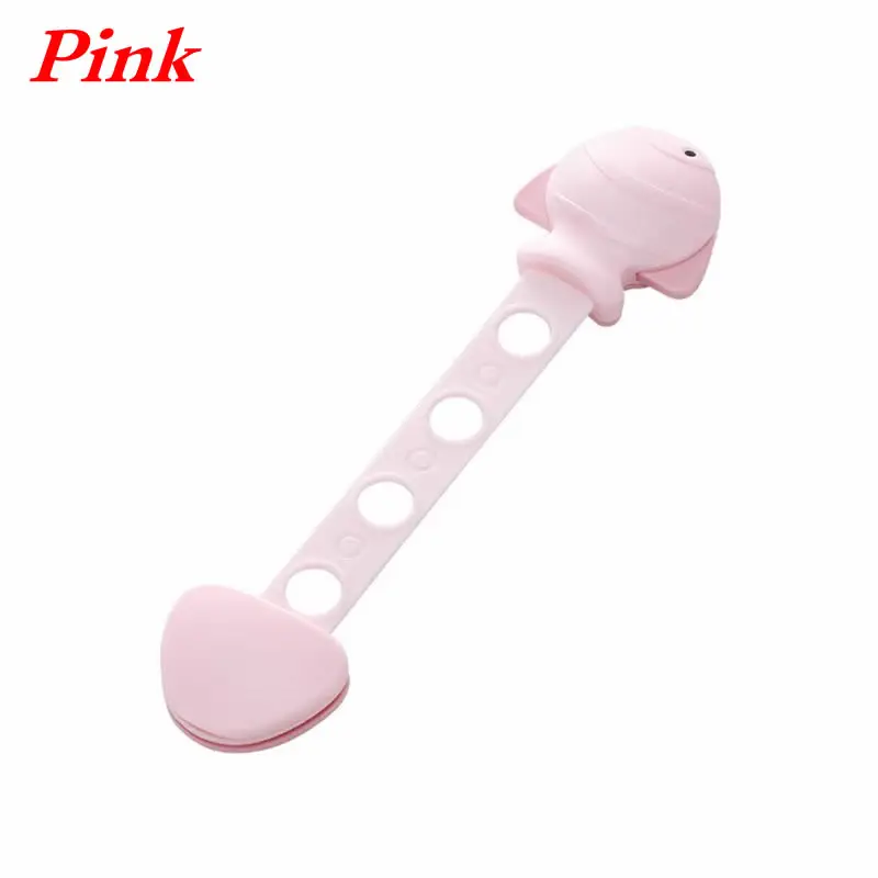 Pink Замок для детской безопасности, блокировщик для детской одежды 72XC - Цвет: Pink
