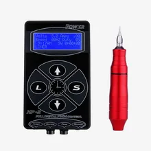 Полный комплект татуировок источник питания для татуировки hp-2 роторная ручка тату машина набор профессиональный источник питания Татуировки Инструменты