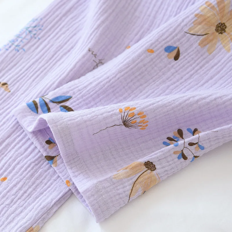 Générique Ensemble De Pyjama Femme Gaze De Coton,Ensemble