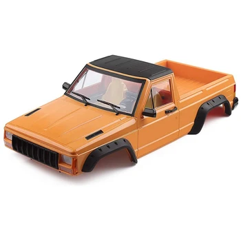 

31m Wheelbase Cherokee Pickup Truck Car Shell Kit for 1/10 RC Crawler Axial SCX10 & SCX10 II 90046 90047 (Orange)