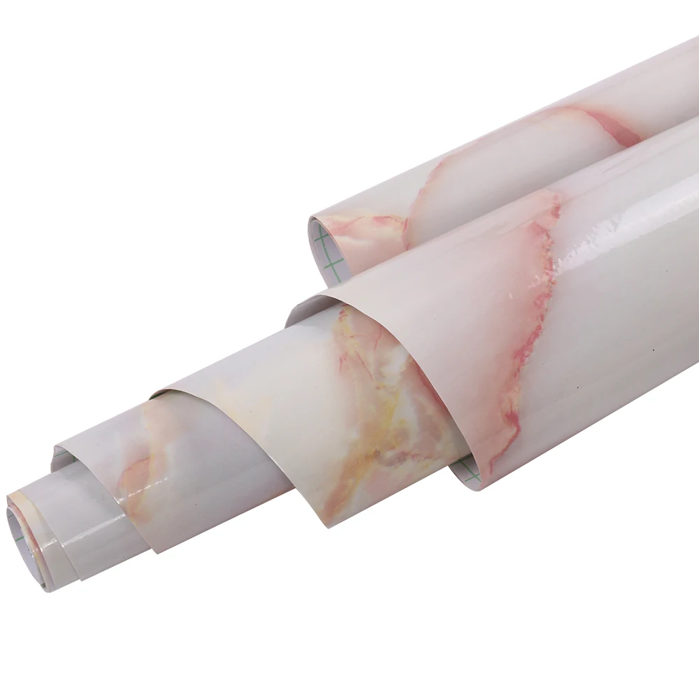 

HOHOFILM 122cmx5000cm Waterproof Marble Vinyl Adhesive Sticker Wallpaper Cabinet Table Furniture Film Cabinet Sticker Roll