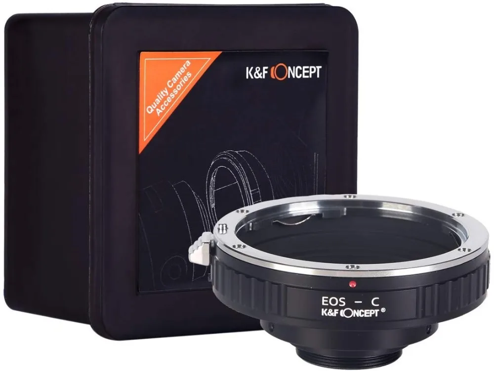 K& F концепция адаптер для Canon EOS EF EF-S объектив для видеонаблюдения промышленный мониторинг серии C рот резьба камеры тела