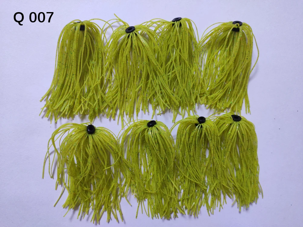 8 Пряди 50 нитей Силиконовые юбки провода рыболовные аксессуары для Buzzbait