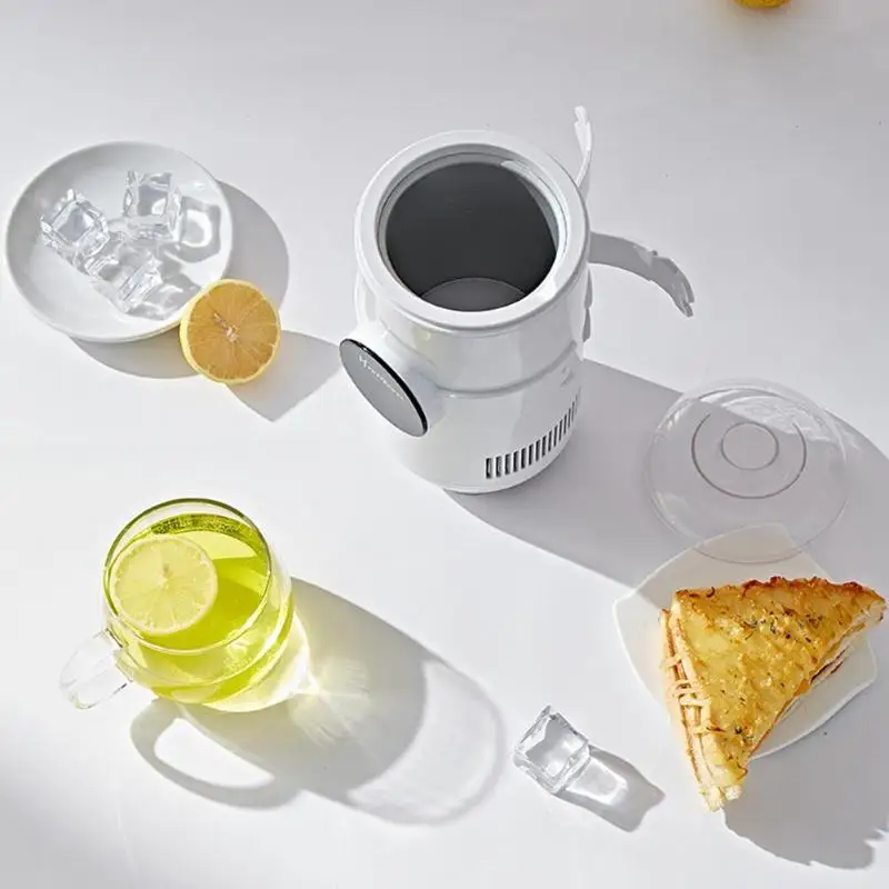 500ml Electric Refrigerator Cup Instant Cooling Cups Desktop Fridge Cooler Heating Portable Mini Refrigerator Electric Summer