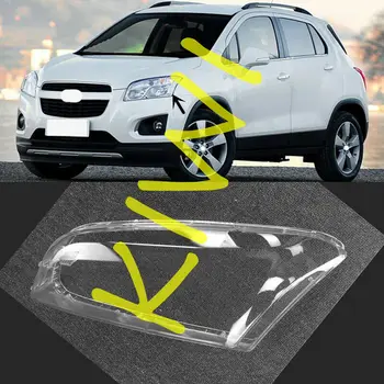 

For Chevrolet TRAX 2014-2015 High quality Left Side Headlight Cover Transparent PC With Glue 1pcs