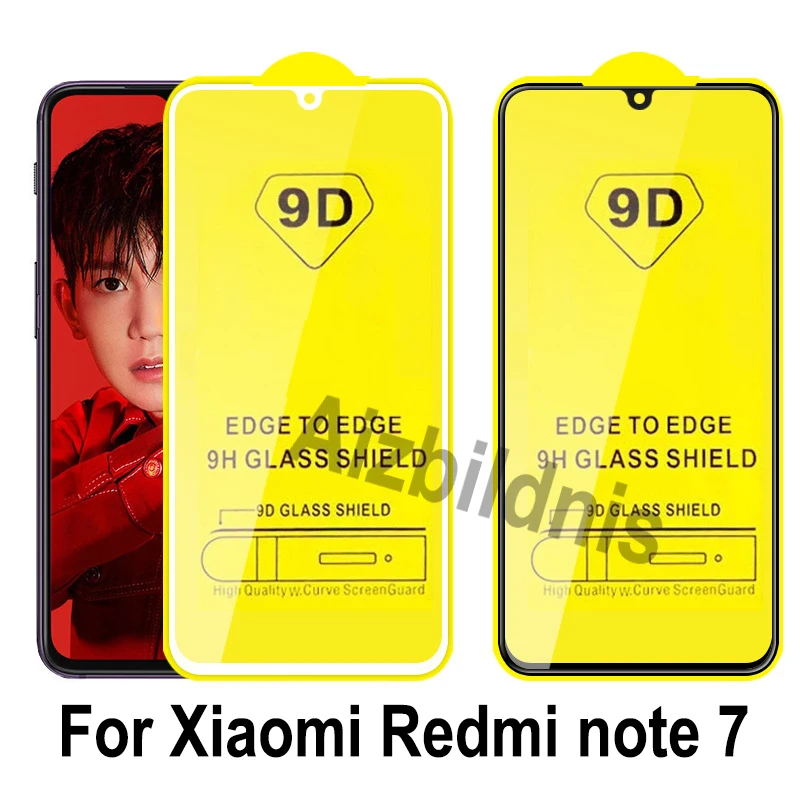 9D закаленное стекло для Xiaomi Redmi Note 7 Pro 6 5 Защита экрана 6A Note5 Plus Защитная стеклянная