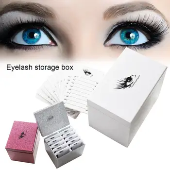 

10 Layers Eyelash Storage Box 4 Colors Makeup Organizer Eyelash Pallet Glue Eyelash Grafting Holder Lashes Extension Tool Z3B9