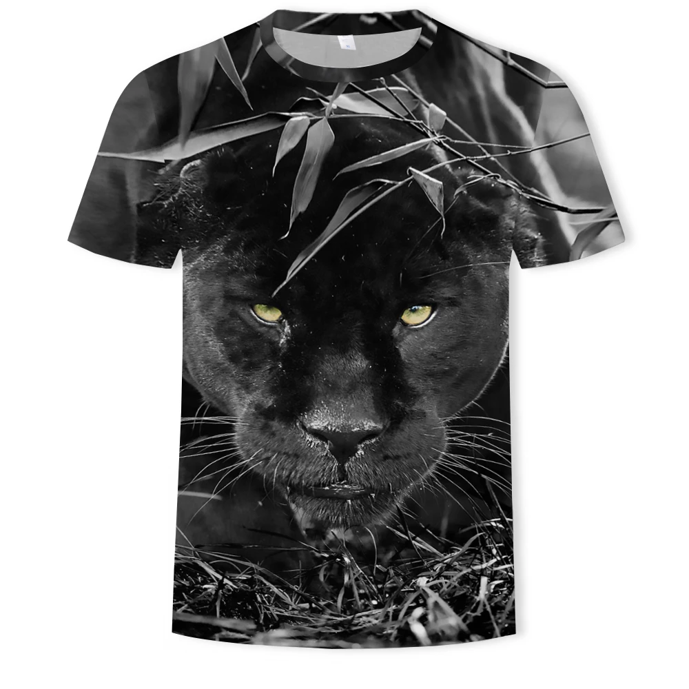 

Animal lion tiger mens T-shirt O-neck short sleeve Anime cartoon 3d print men's T shirts casual beach t shirt oversized t-shirt