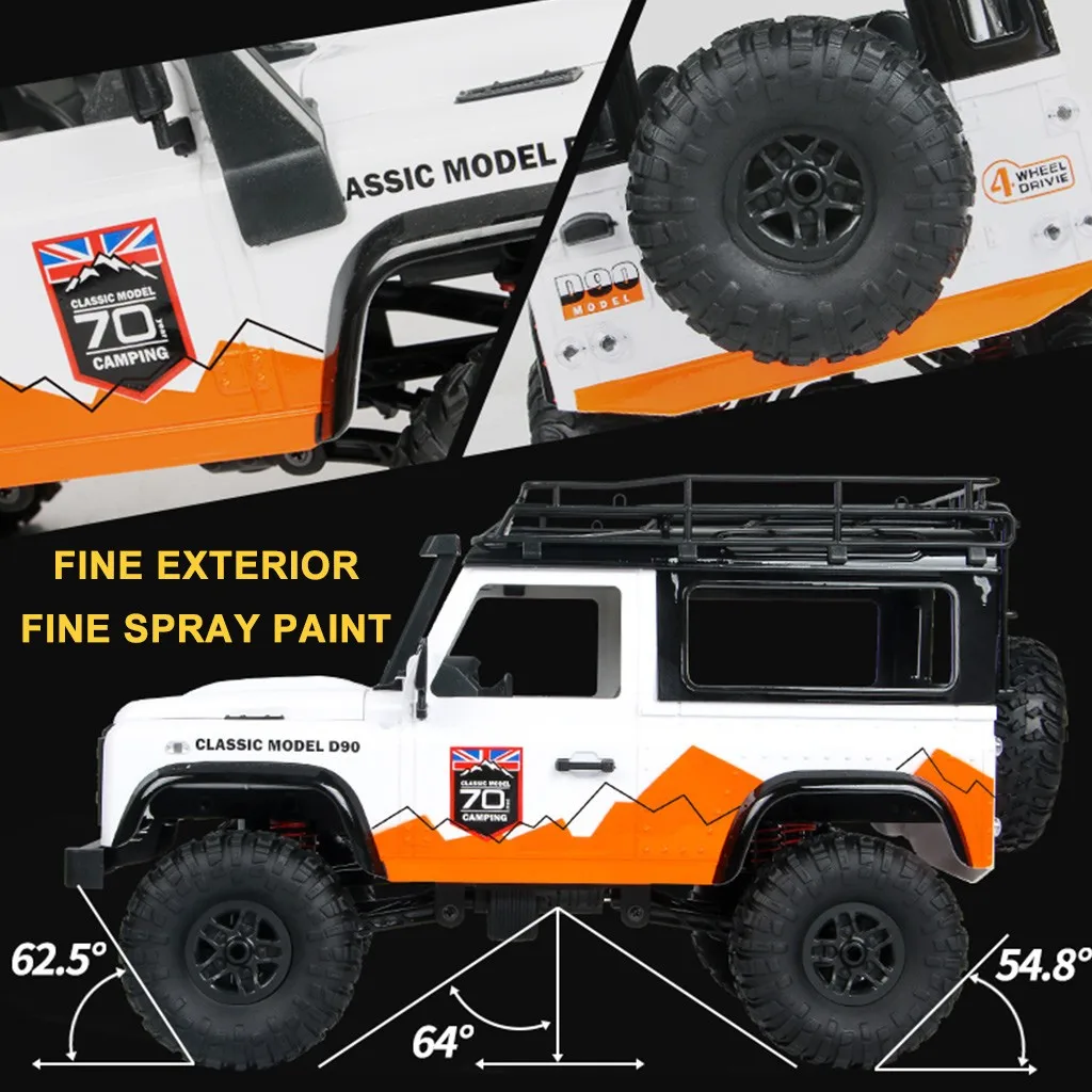 MN-99 2,4G 1/12 4WD RTR военный гусеничный RC грузовик багги внедорожный D90 автомобиль