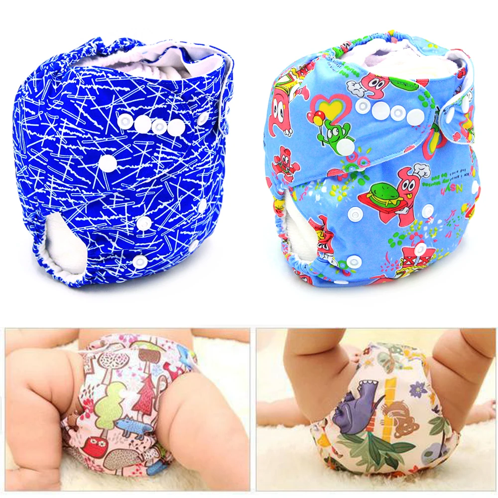 Cloth Diaper Soft Pocket Nappy Washable Infant One Size Reusable Skin-friendly