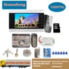 Homefong  7 Inch Video Door Phone Door Lock Video Intercom System Electronic lock Unlock 3A Power Exit Button ► Photo 2/6