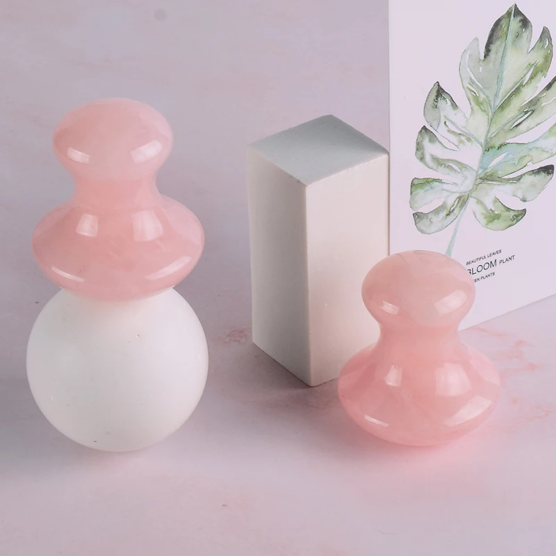 

Инструмент для ухода за лицом с грибами гуаша массажер натуральный розовый кварц кристалл Здоровье подбородок для лица против морщин акупунктурные массажные инструменты