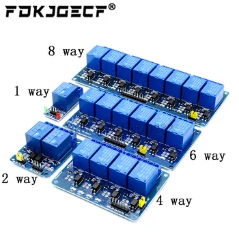 

10pcs 5v 12v 1 2 4 6 8 channel relay module with optocoupler Relay Output 1 2 4 6 8 way relay module for arduino