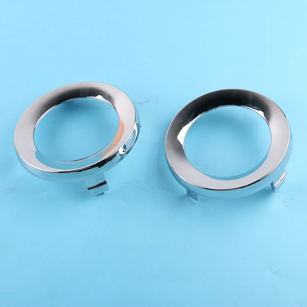 For Subaru Forester 2009 2010 2011 2012 2013 Front Chrome Fog Light Lamp Cover Cap Trim Ring 57731SC000 57731 SC000 - Color: Left and Right
