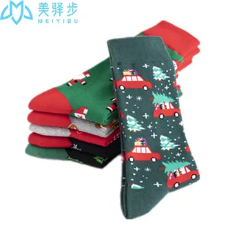 

12 Pairs Christmas Socks Large Size Female or Male Christmas Socks Wholesale Manufacturer