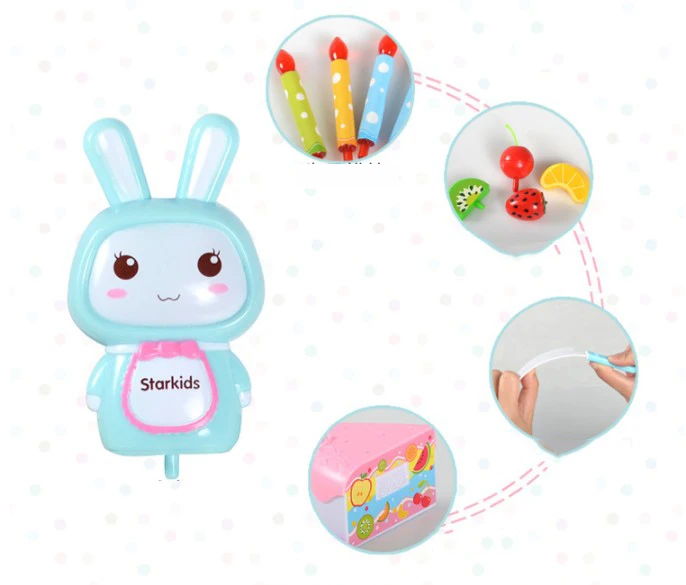 Малыш для DIY торта на день рождения игрушки 37 шт./компл. Пластик резки фруктов Еда ролевые игры кухонные игрушки набор безопасных милое детское платье для девочки игрушки подарки