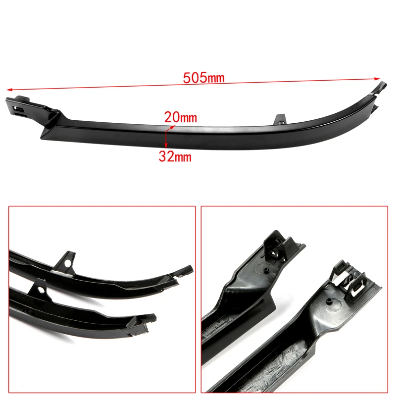 1 Pair Below Headlight Lower Filler Panel Molding Trim for Mercedes W163 ML320 ML350 ML430car Headlight Lower Trim Car Parts
