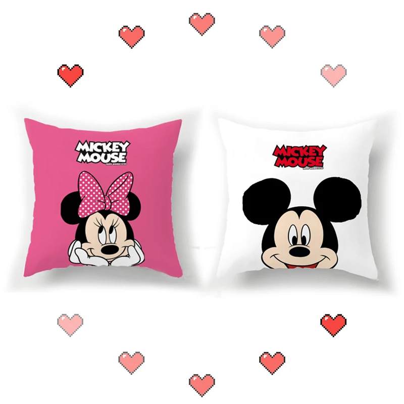 For 6 Kid Red Mickey Mouse Party Supplies Decoration Birthday Party Favor Tablecloth Balloon Cushion Cover Pillowcase Caketopper